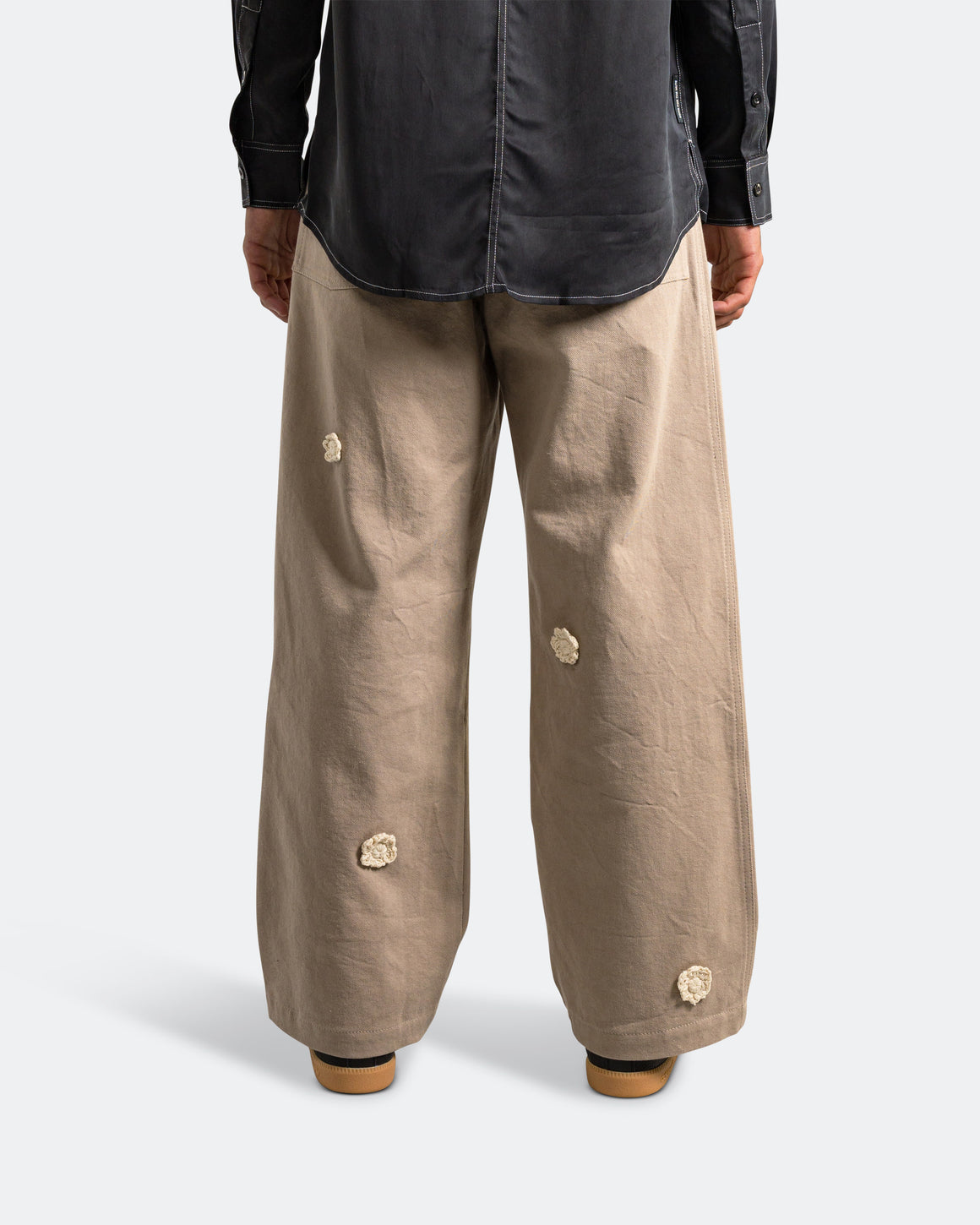 Song for the Mute - Daisy Baggy Jeans - Oat Cotton Drill - UP THERE