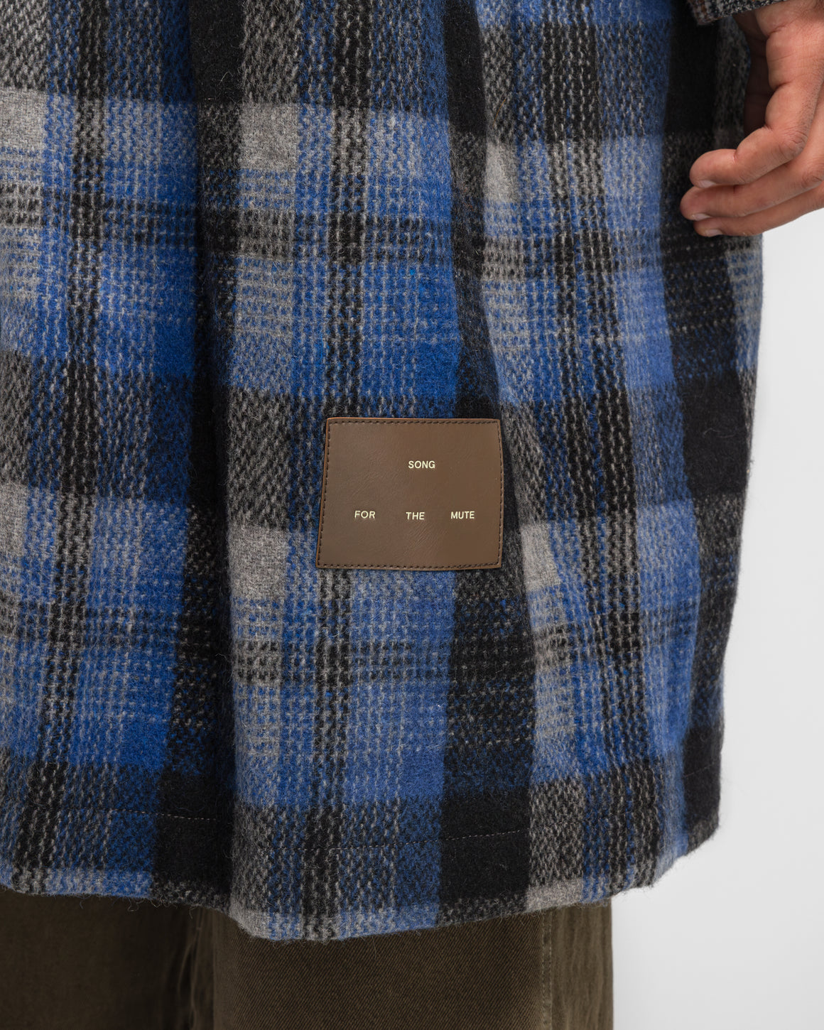 Song for the Mute - Flight Coat - Multi Checkered Wool - UP THERE