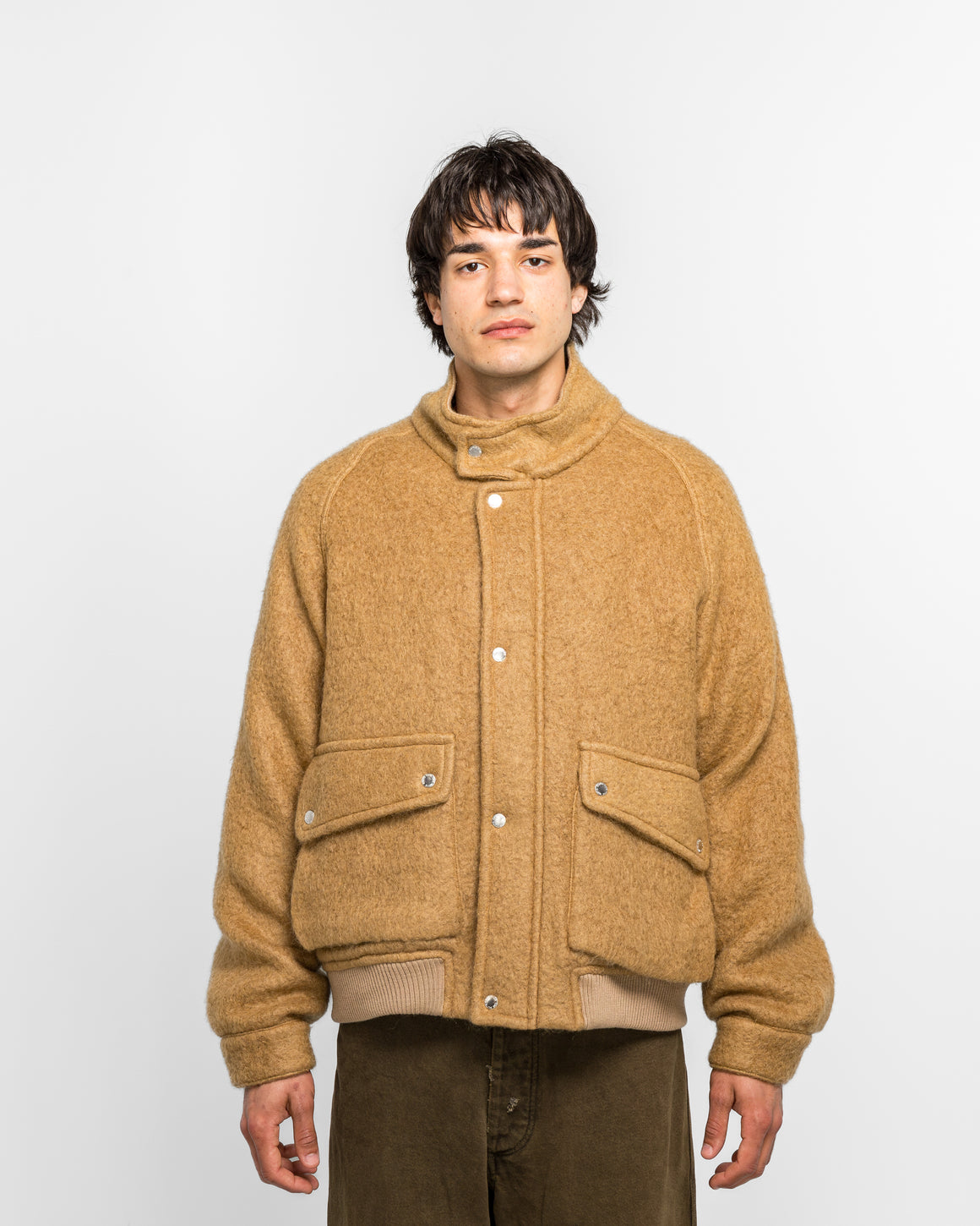 Song for the Mute - Flight Jacket - Camel Teddy - UP THERE