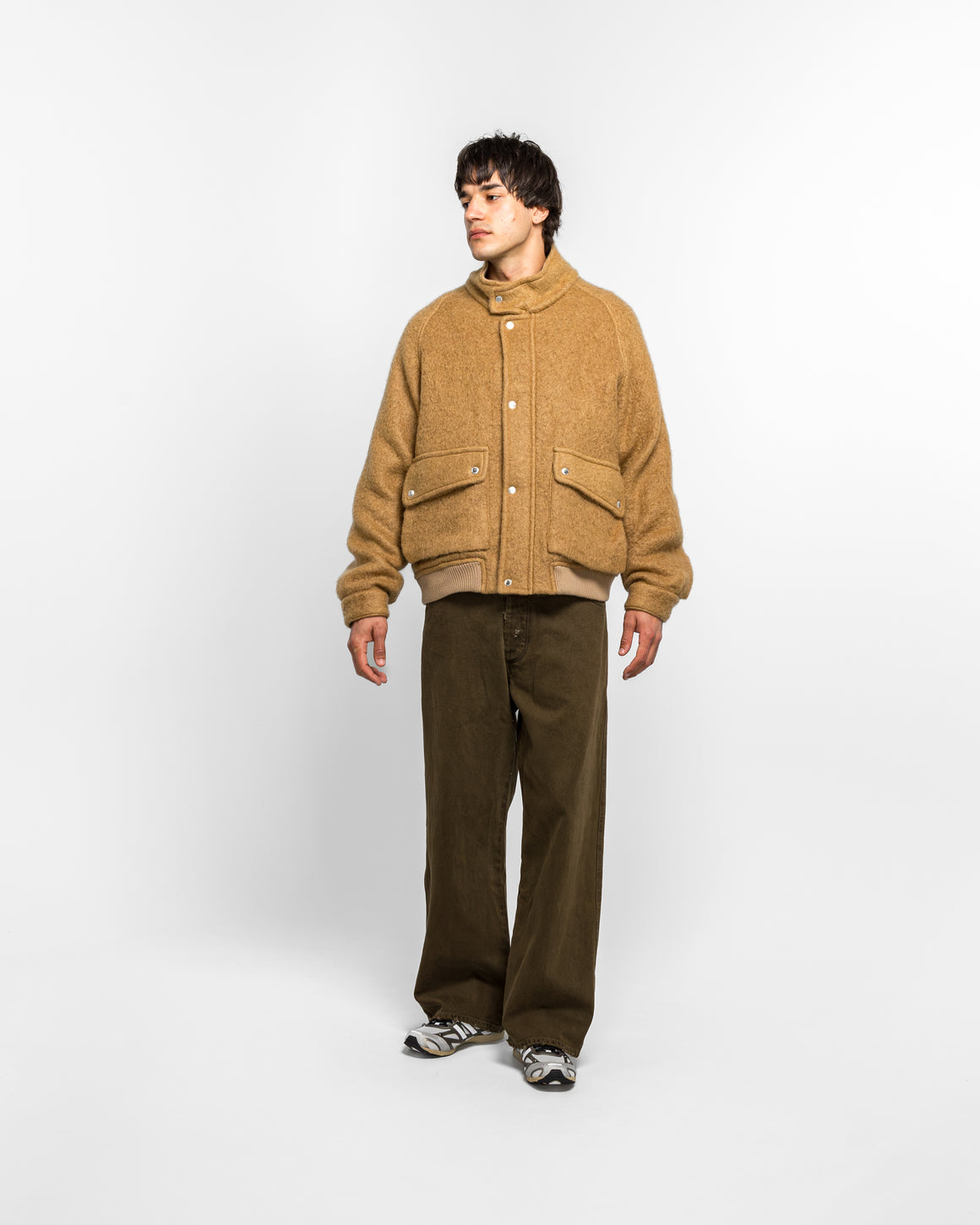 Song for the Mute - Flight Jacket - Camel Teddy - UP THERE