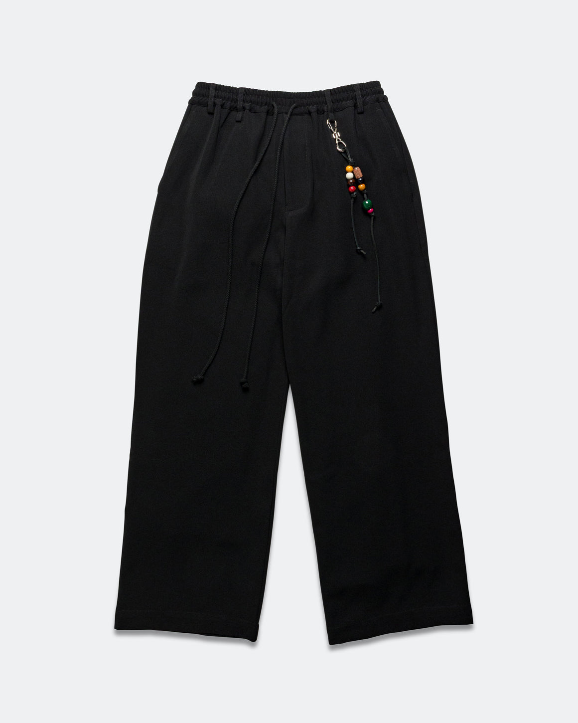 Song for the Mute - Relaxed Lounge Pant - Black Poly Gab - UP THERE