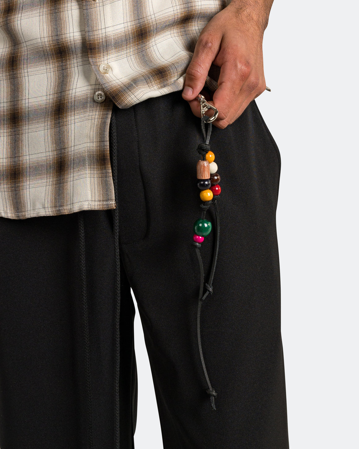 Song for the Mute - Relaxed Lounge Pant - Black Poly Gab - UP THERE