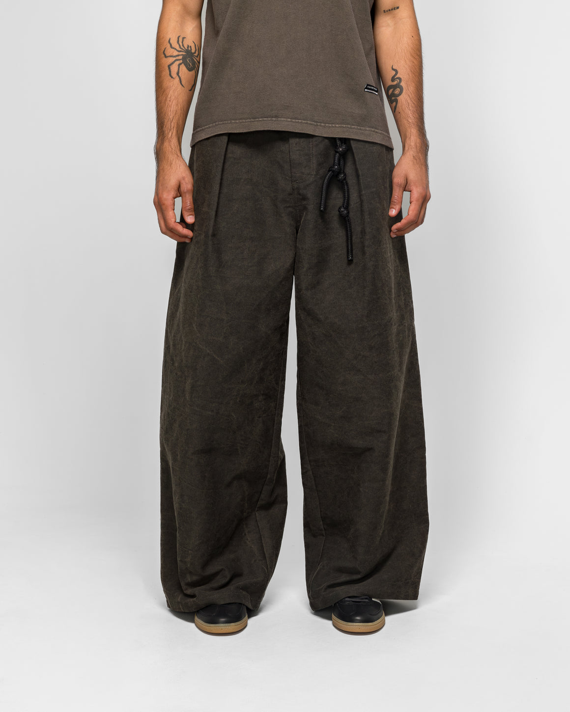 Song for the Mute - Super Baggy Pant - Black Cotton Moleskin - UP THERE