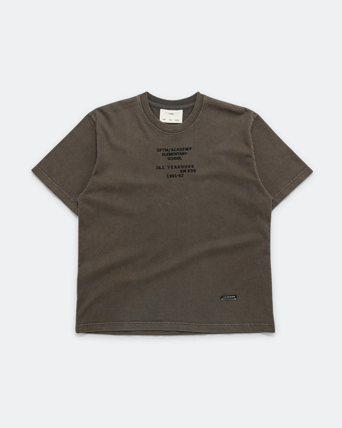 Song for the Mute - Vintage SFTM / Academy Tee - Overdye Brown Soft Roots Jersey - UP THERE