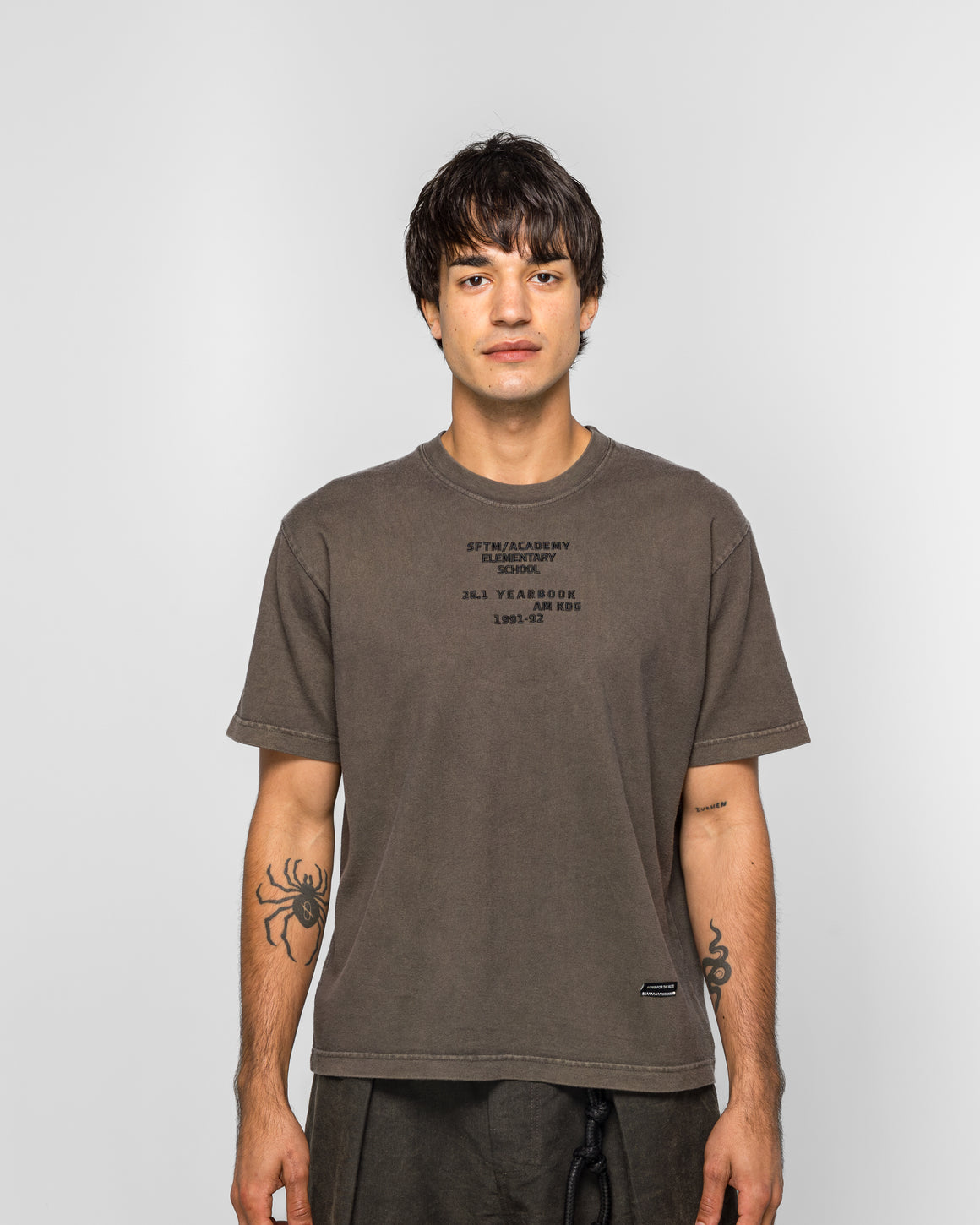 Song for the Mute - Vintage SFTM / Academy Tee - Overdye Brown Soft Roots Jersey - UP THERE