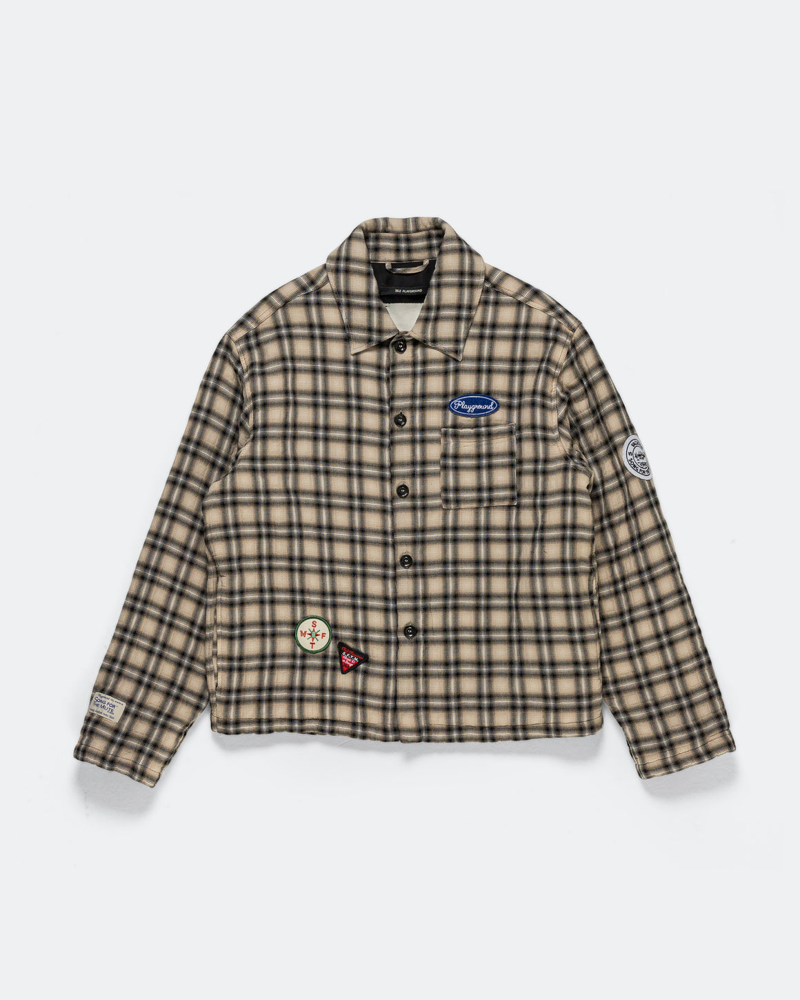 Song for the Mute - Padded Workman Jacket - Beige - UP THERE