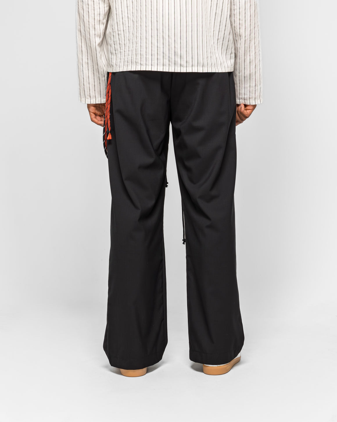 Song for the Mute - Relaxed Lounge Pant - Black Light Gabardine - UP THERE