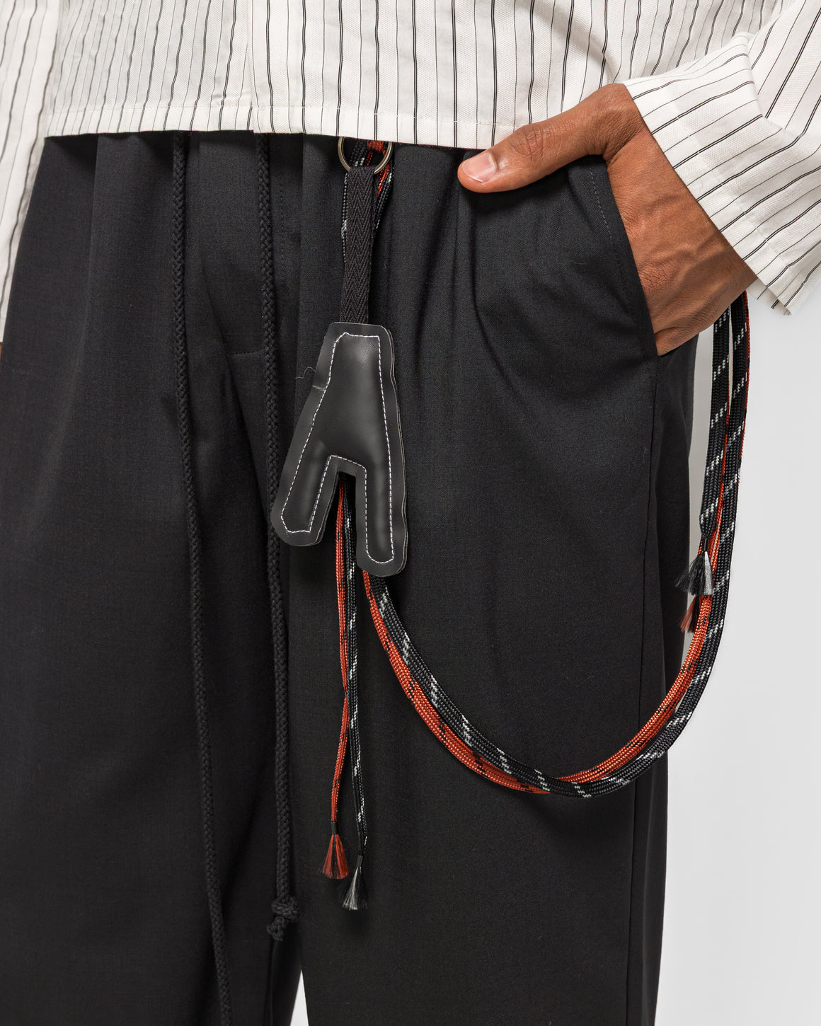 Song for the Mute - Relaxed Lounge Pant - Black Light Gabardine - UP THERE