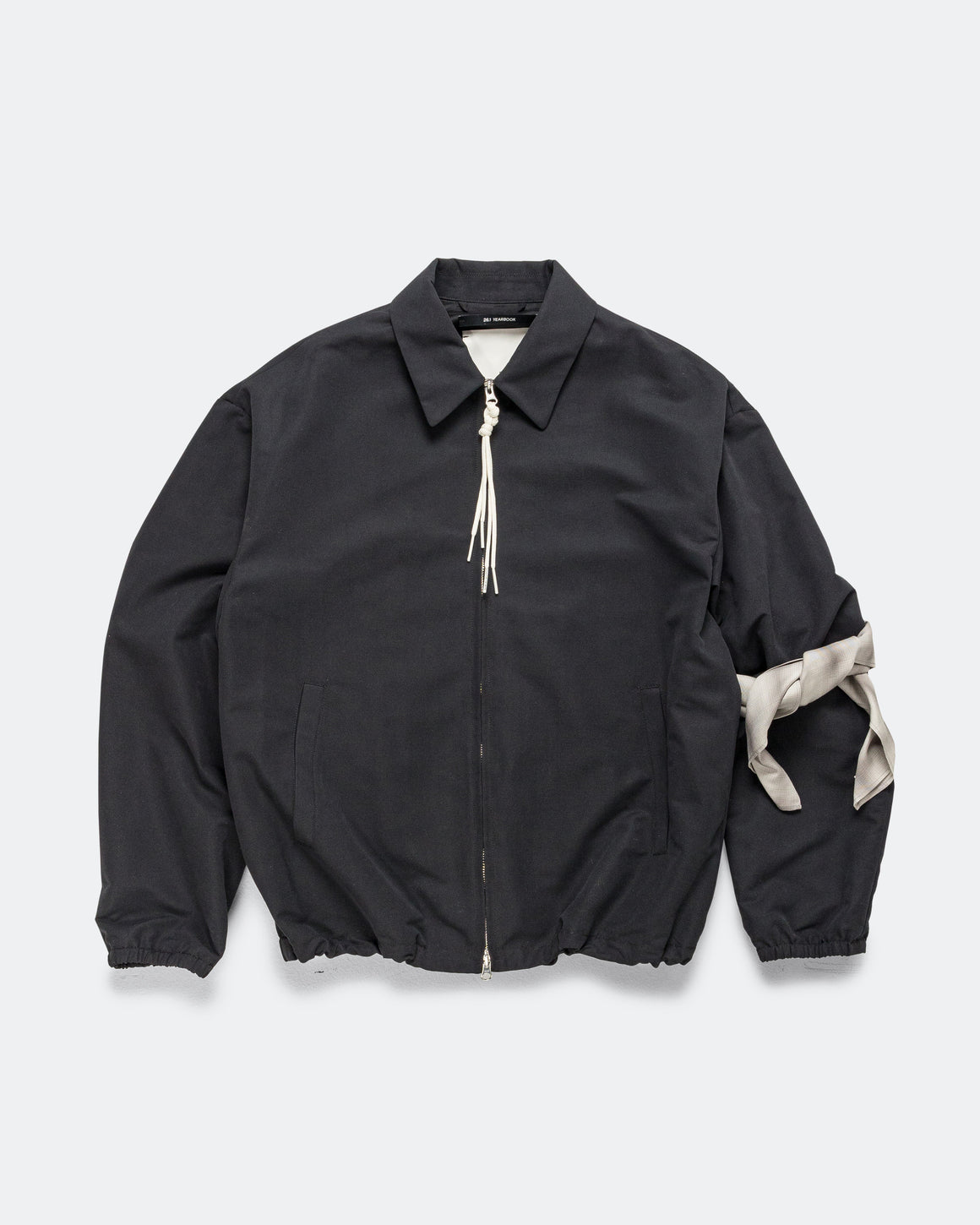 Song for the Mute - Slim Coach Jacket - Black Peach Poly - UP THERE