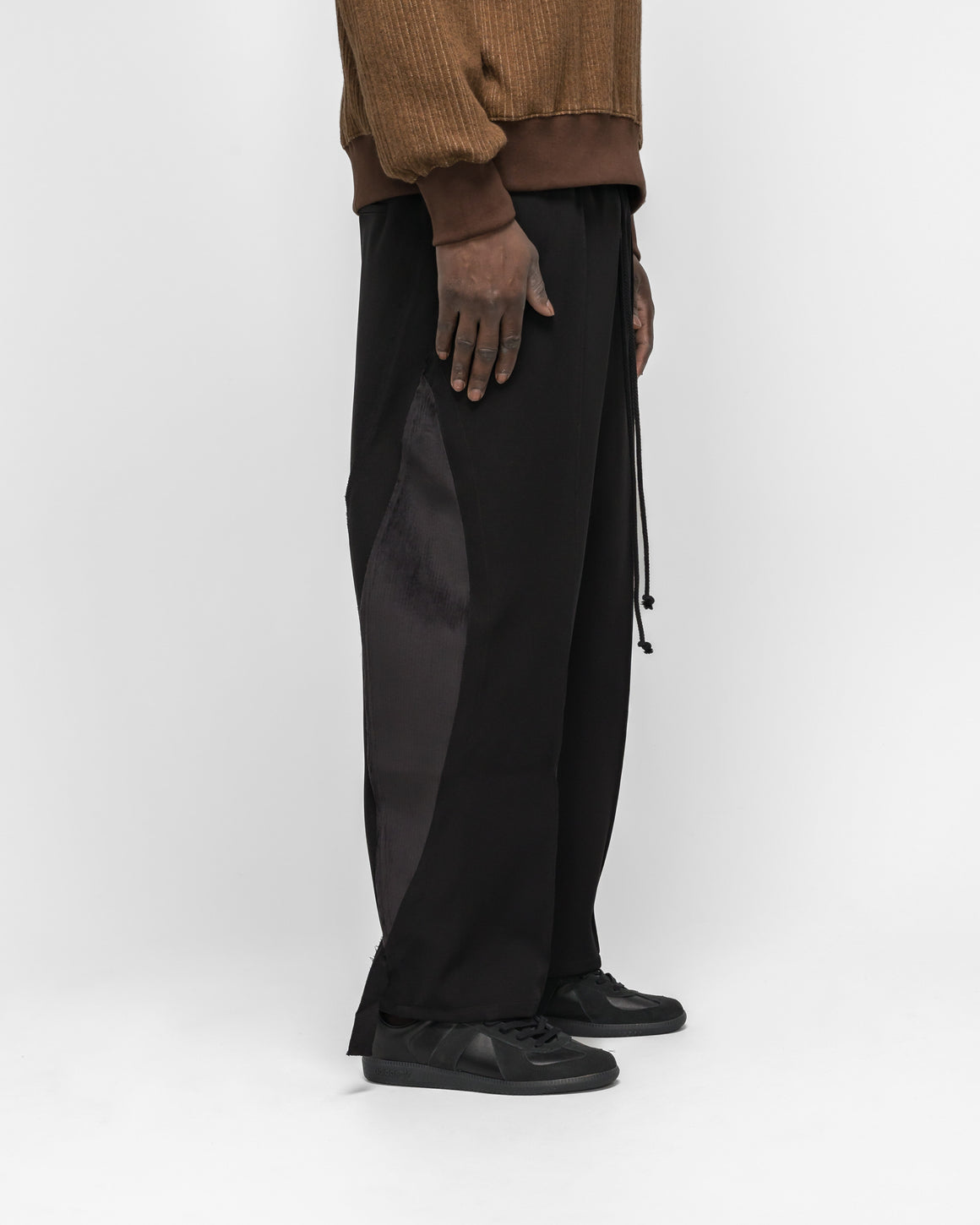 Song for the Mute - Tear Drop Track Pant - Black - UP THERE
