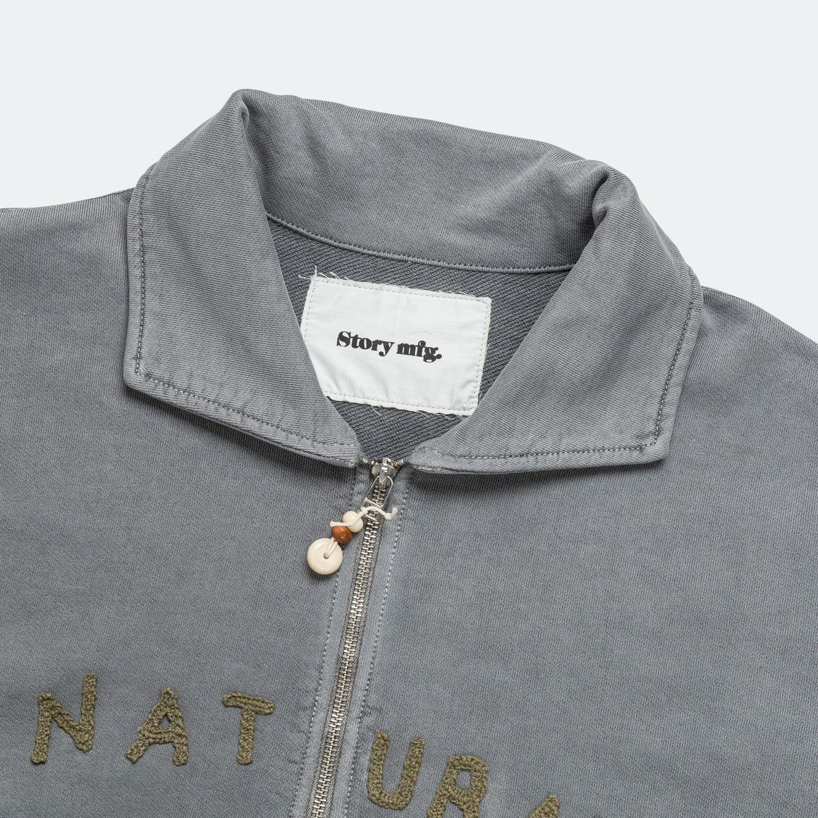 Story mfg. - Geo Pullover - Black Jersey Sweat - UP THERE