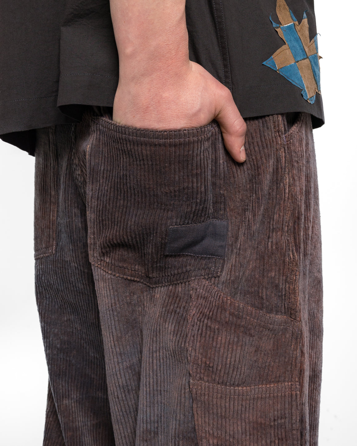 Story mfg. - Lush Carpenter Trousers - Purple Scarecrow - UP THERE