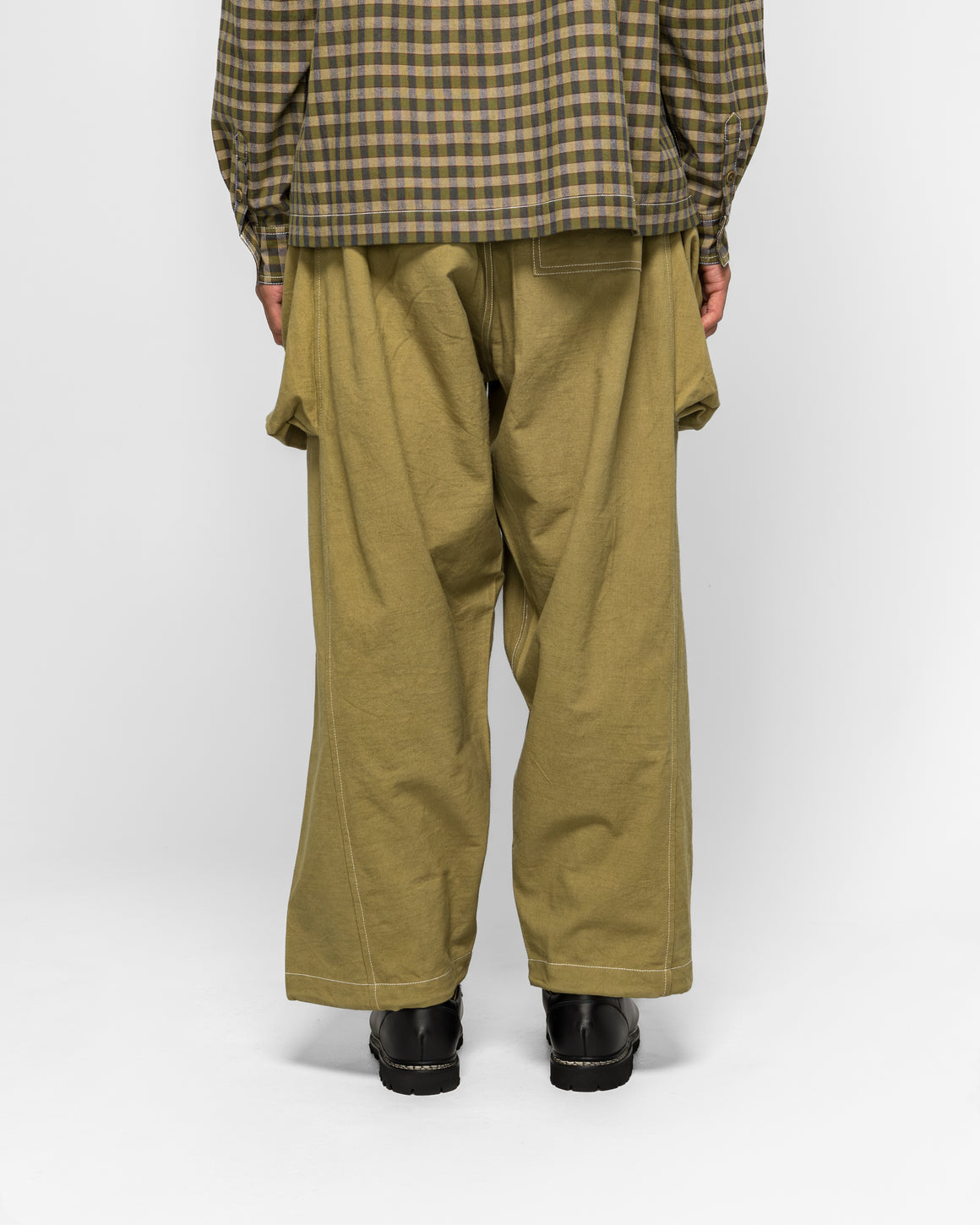 Story mfg. - Salt Pants - Olive Slub - UP THERE