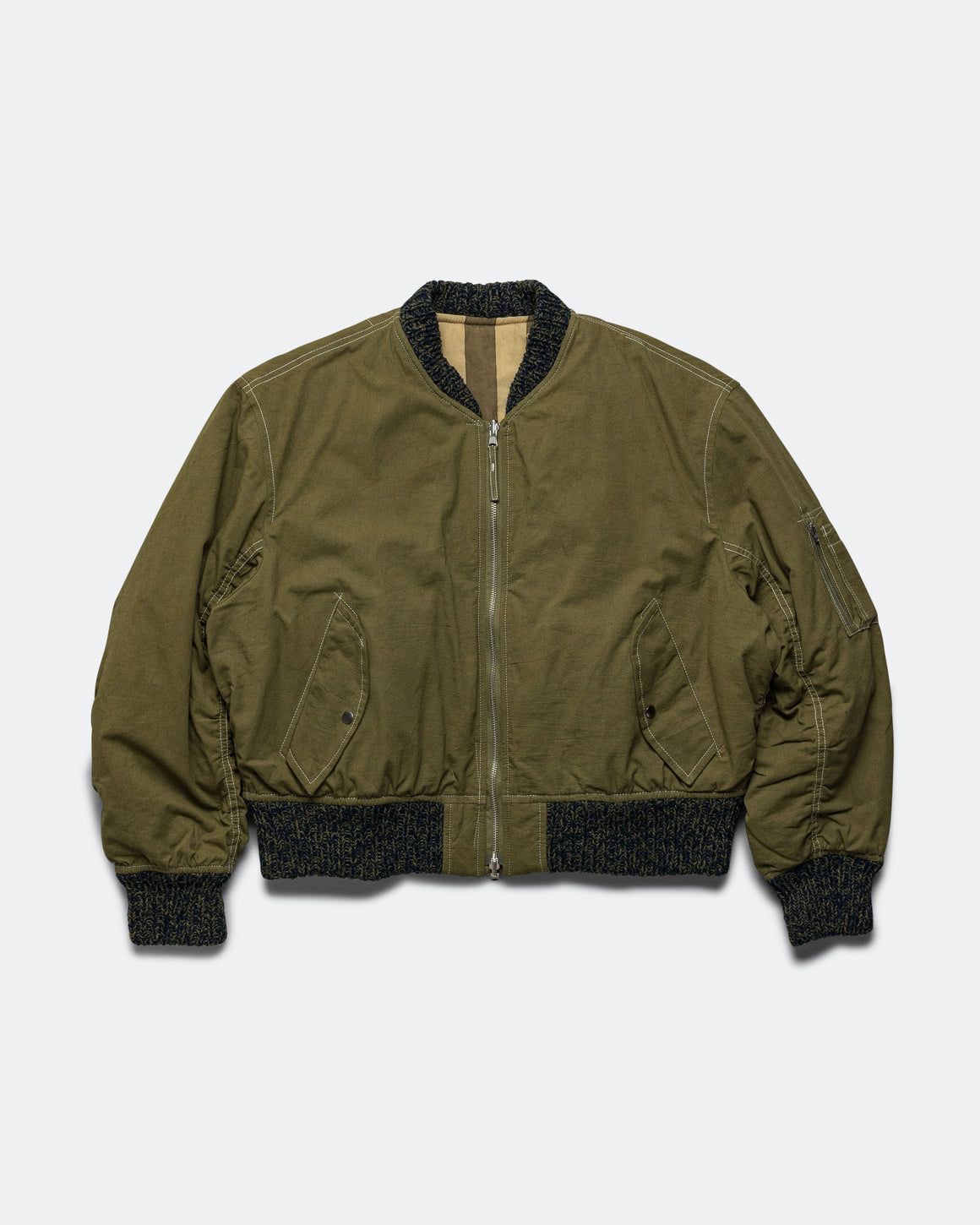 Story mfg. - Seed Bomber - Olive Wonky Wear - UP THERE