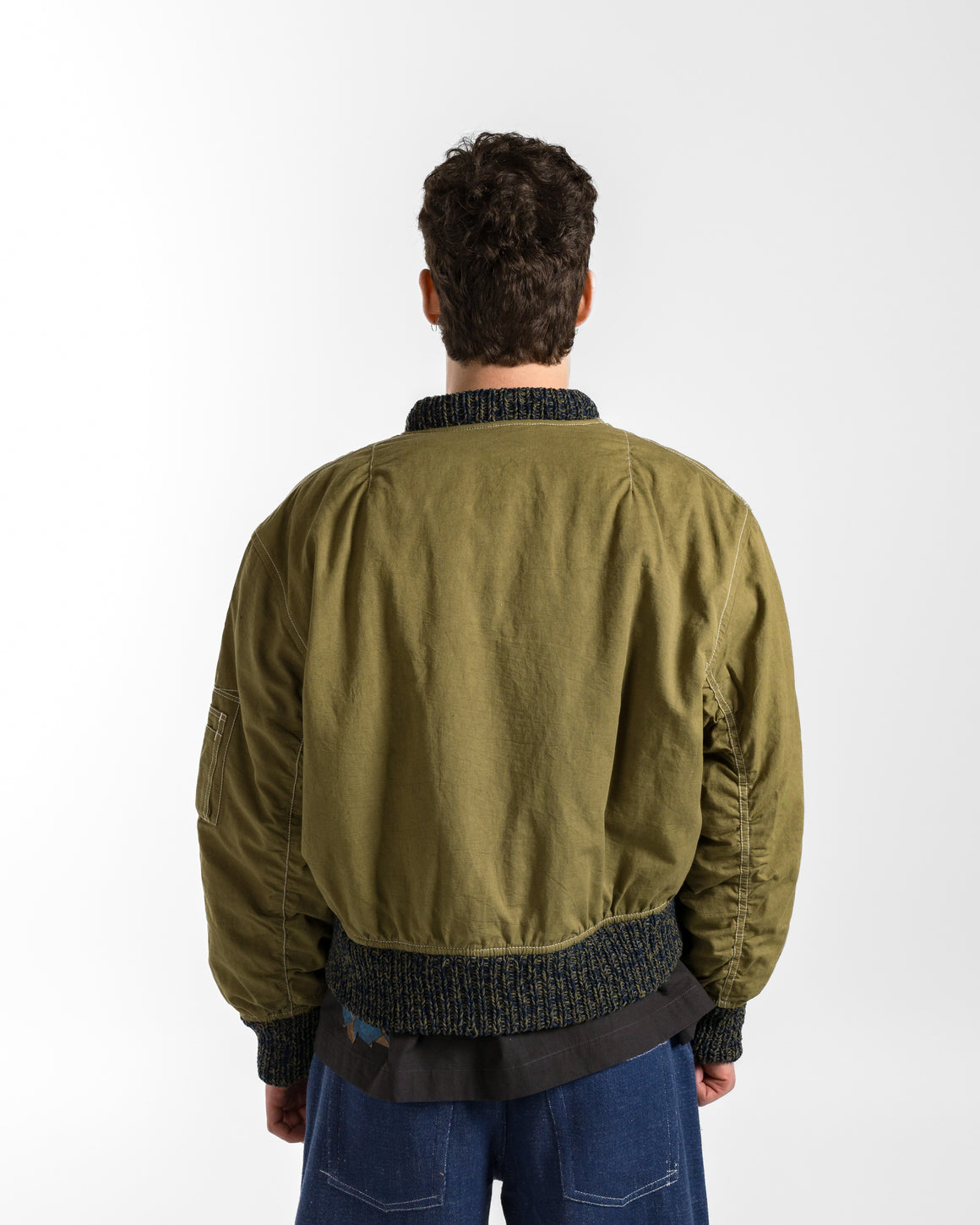 Story mfg. - Seed Bomber - Olive Wonky Wear - UP THERE