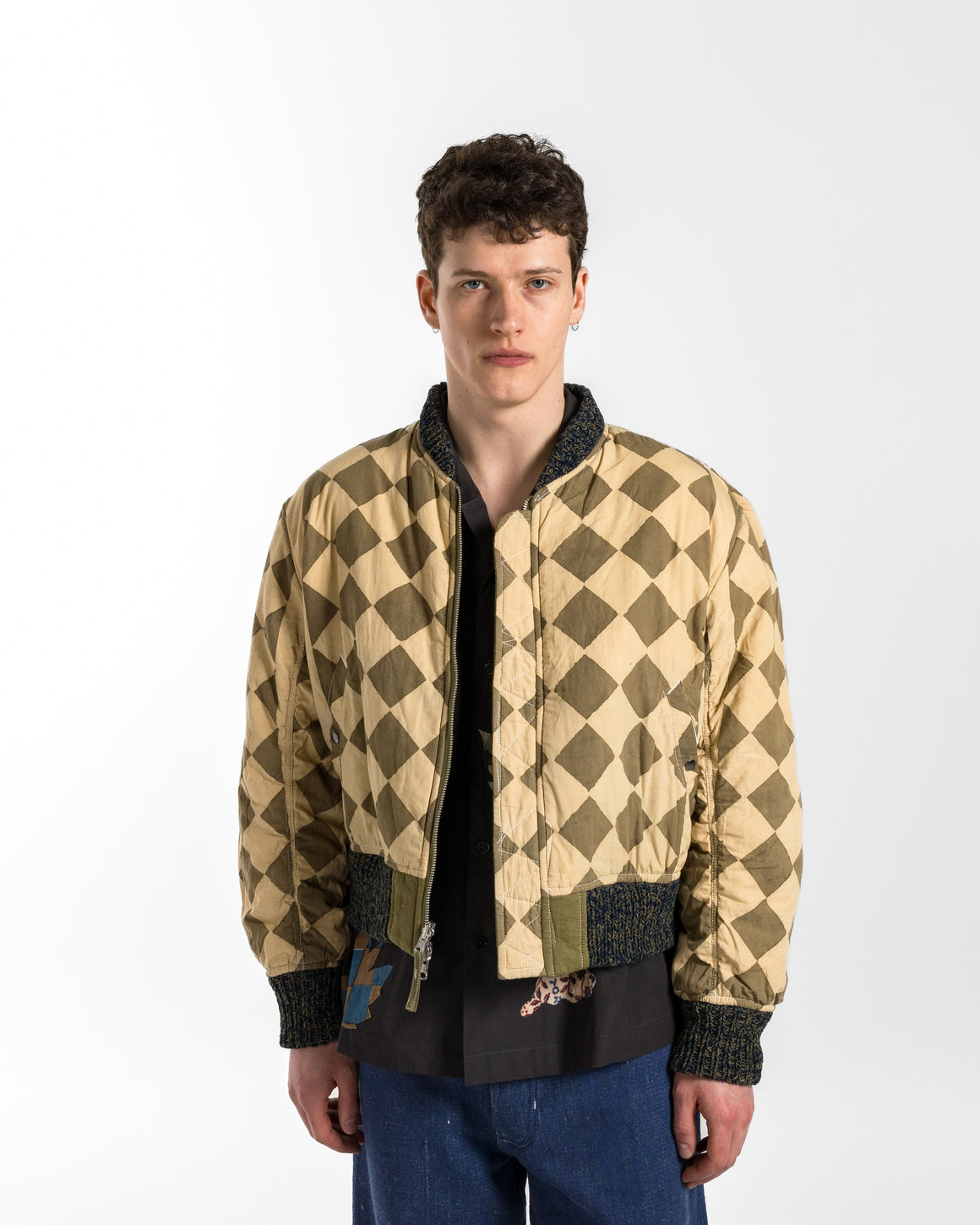 Story mfg. - Seed Bomber - Olive Wonky Wear - UP THERE