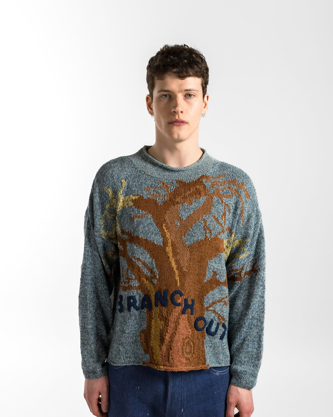 Story mfg. - Twinsun Rollneck Knit - Branch Out - UP THERE