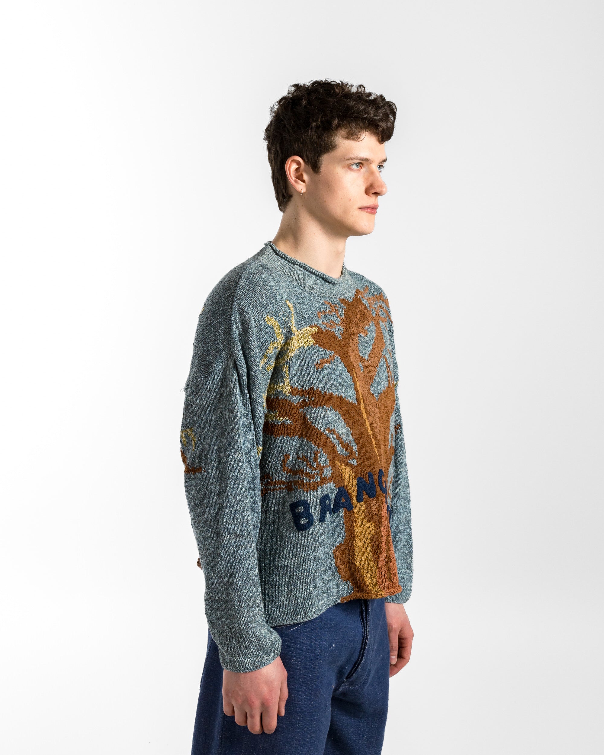 Story mfg. - Twinsun Rollneck Knit - Branch Out | UP THERE