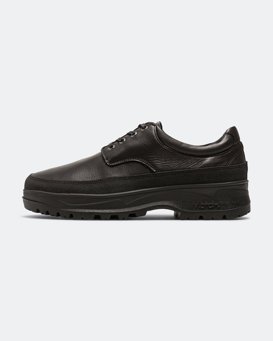Tarvas - Derby - Black Leather - UP THERE