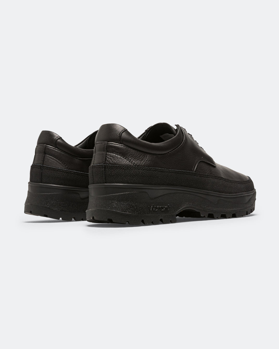 Tarvas - Derby - Black Leather - UP THERE