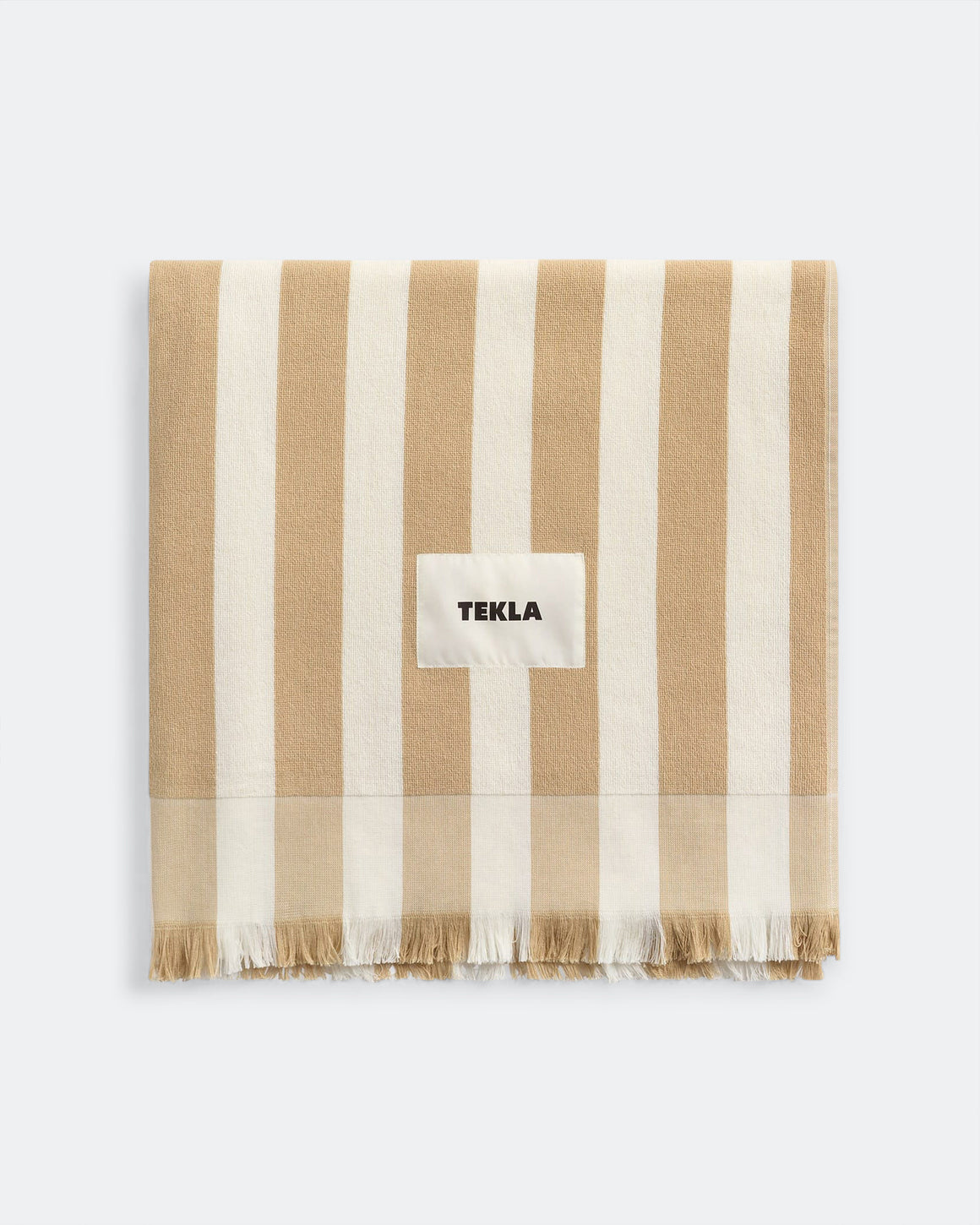 Tekla - Beach Towel Stripes - Almond Stripes - UP THERE