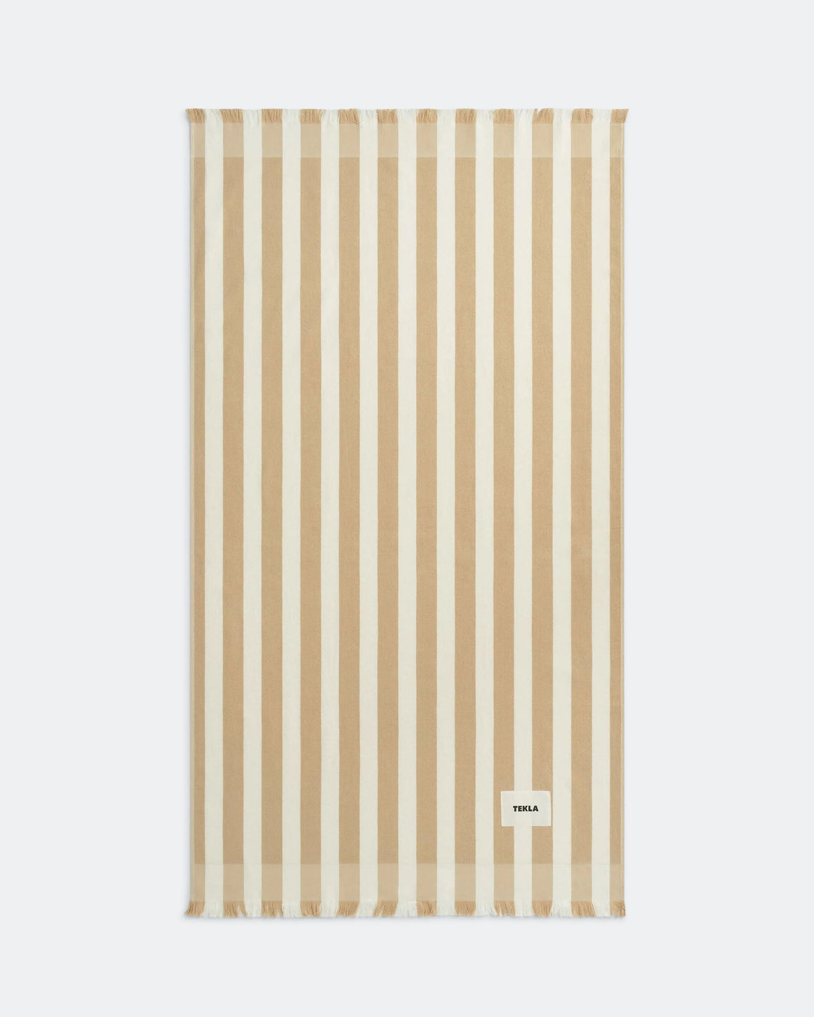 Tekla - Beach Towel Stripes - Almond Stripes - UP THERE