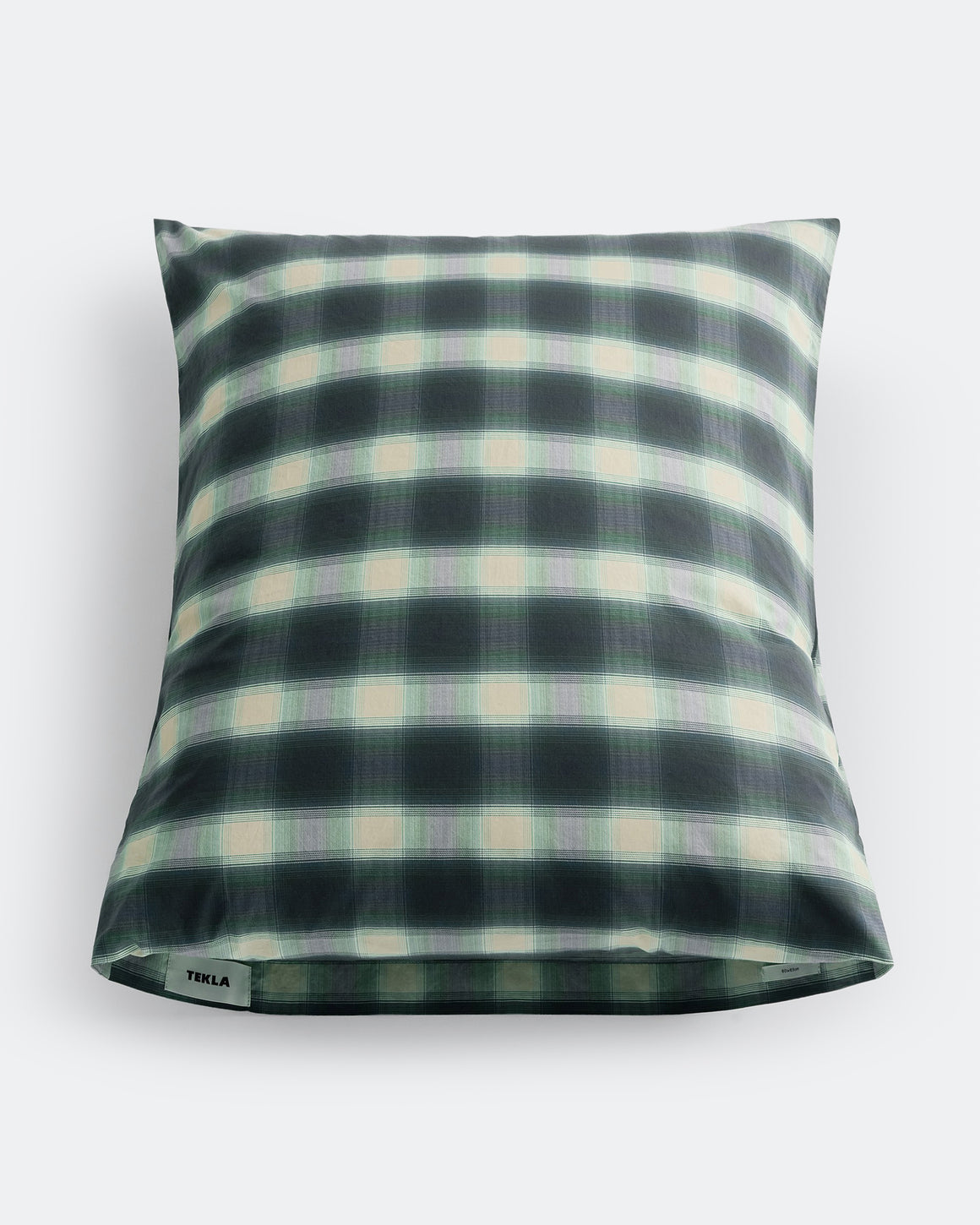 Tekla - Peached Cotton Pillow Case - Pattinson Checks - UP THERE