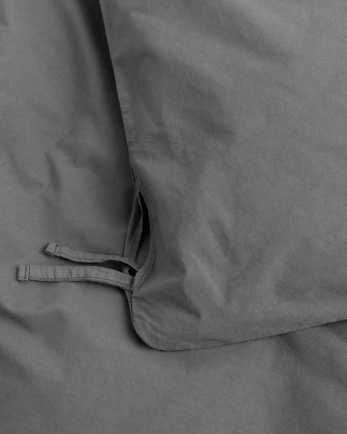 Tekla - Percale Duvet Cover - Dark Taupe - UP THERE