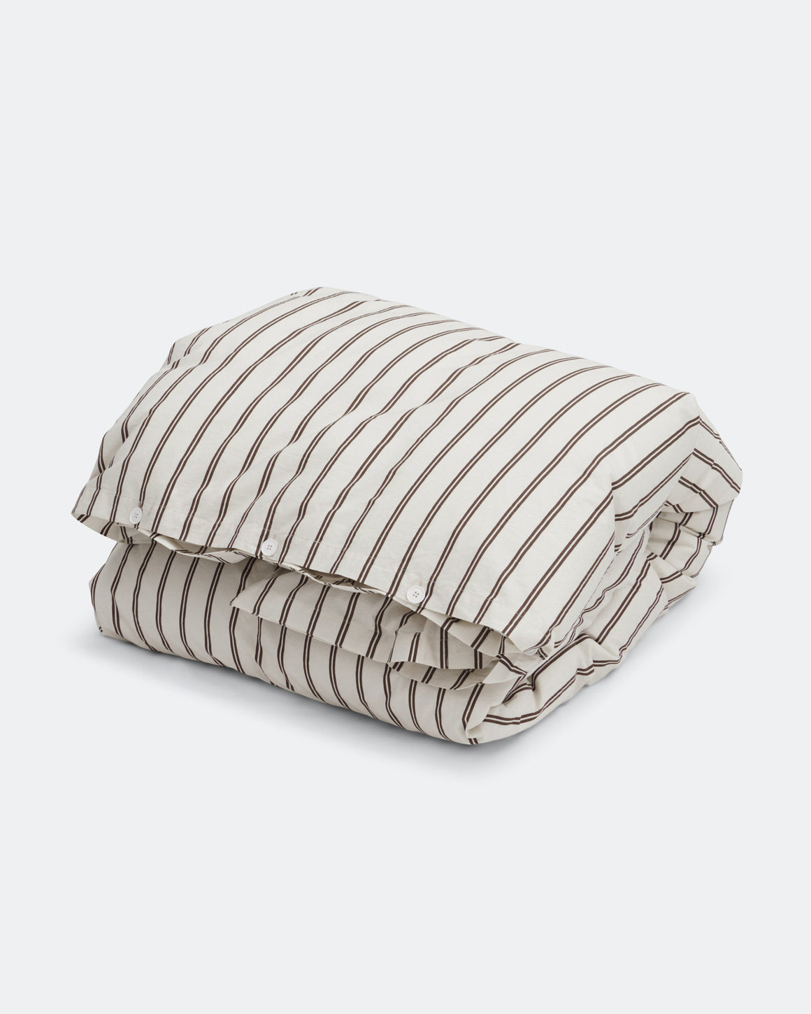 Tekla - Percale Duvet Cover - Hopper Stripes - UP THERE