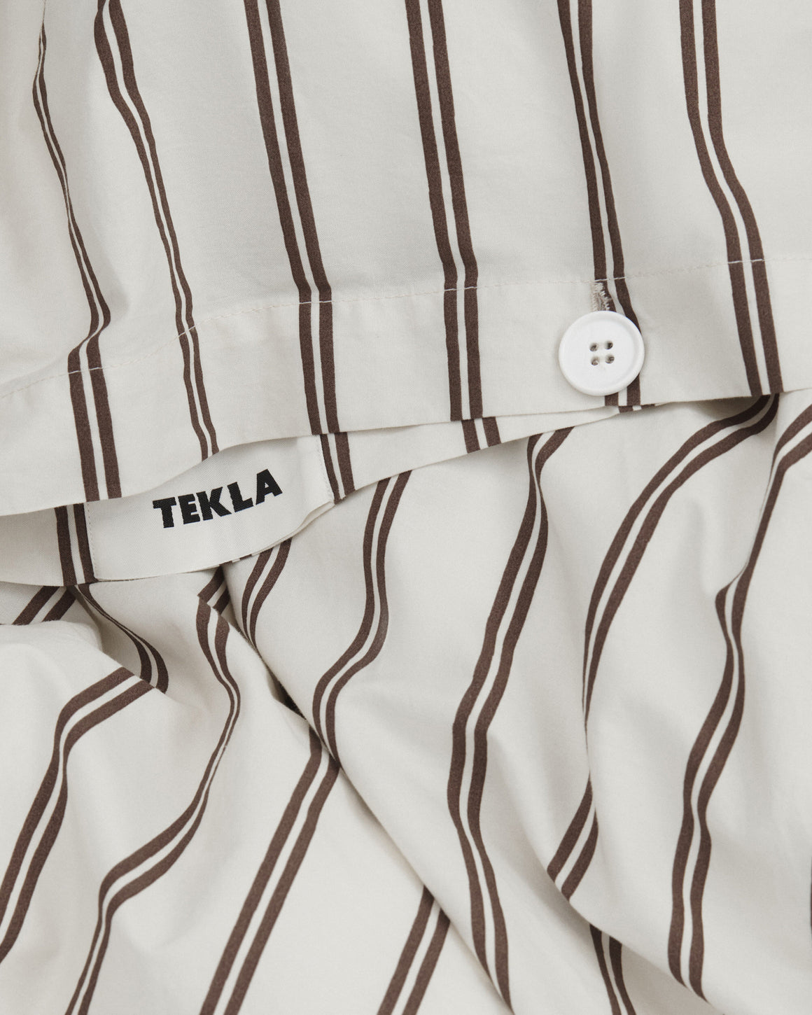 Tekla - Percale Duvet Cover - Hopper Stripes - UP THERE