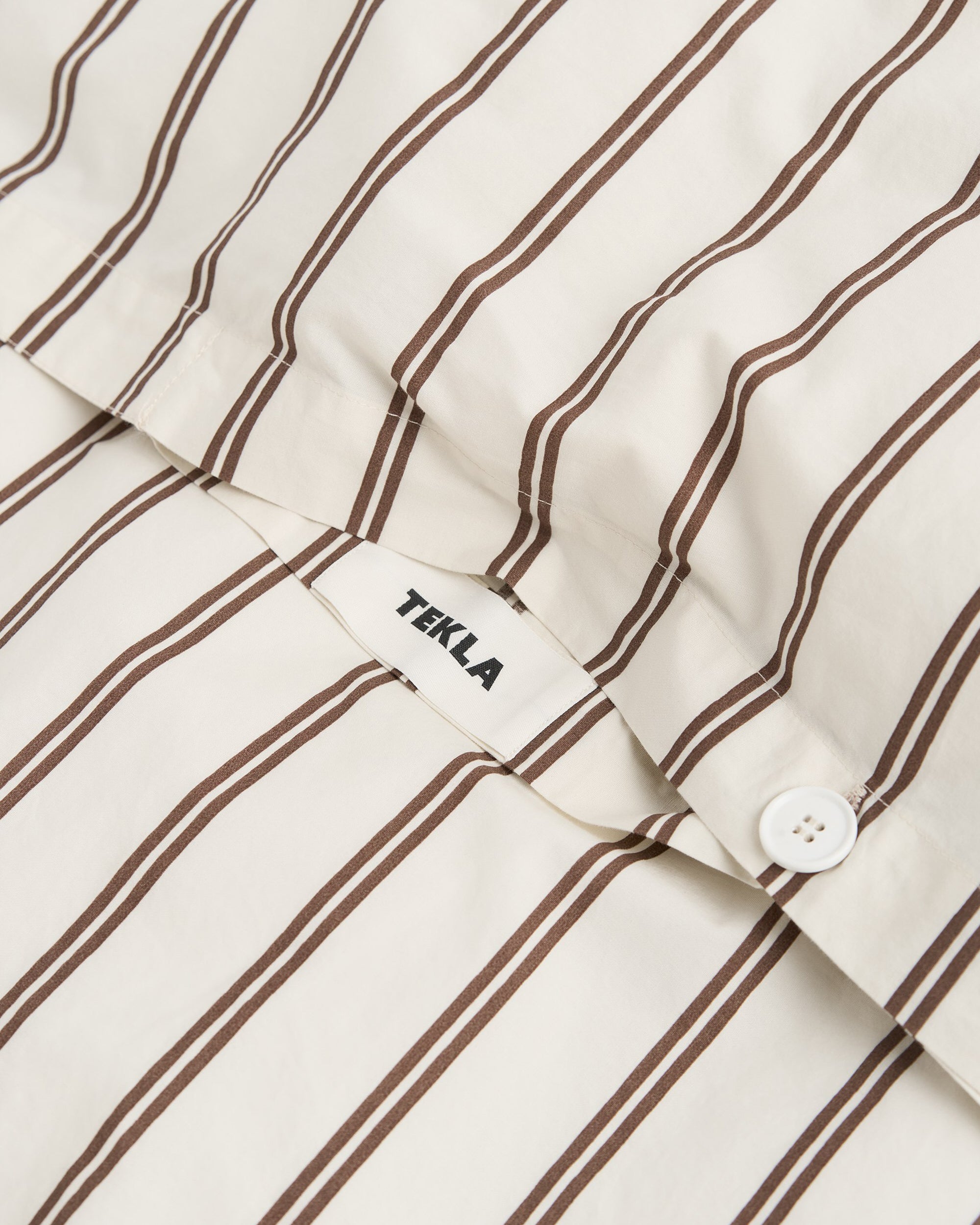 Tekla Percale Duvet Cover - Hopper Stripes | UP THERE