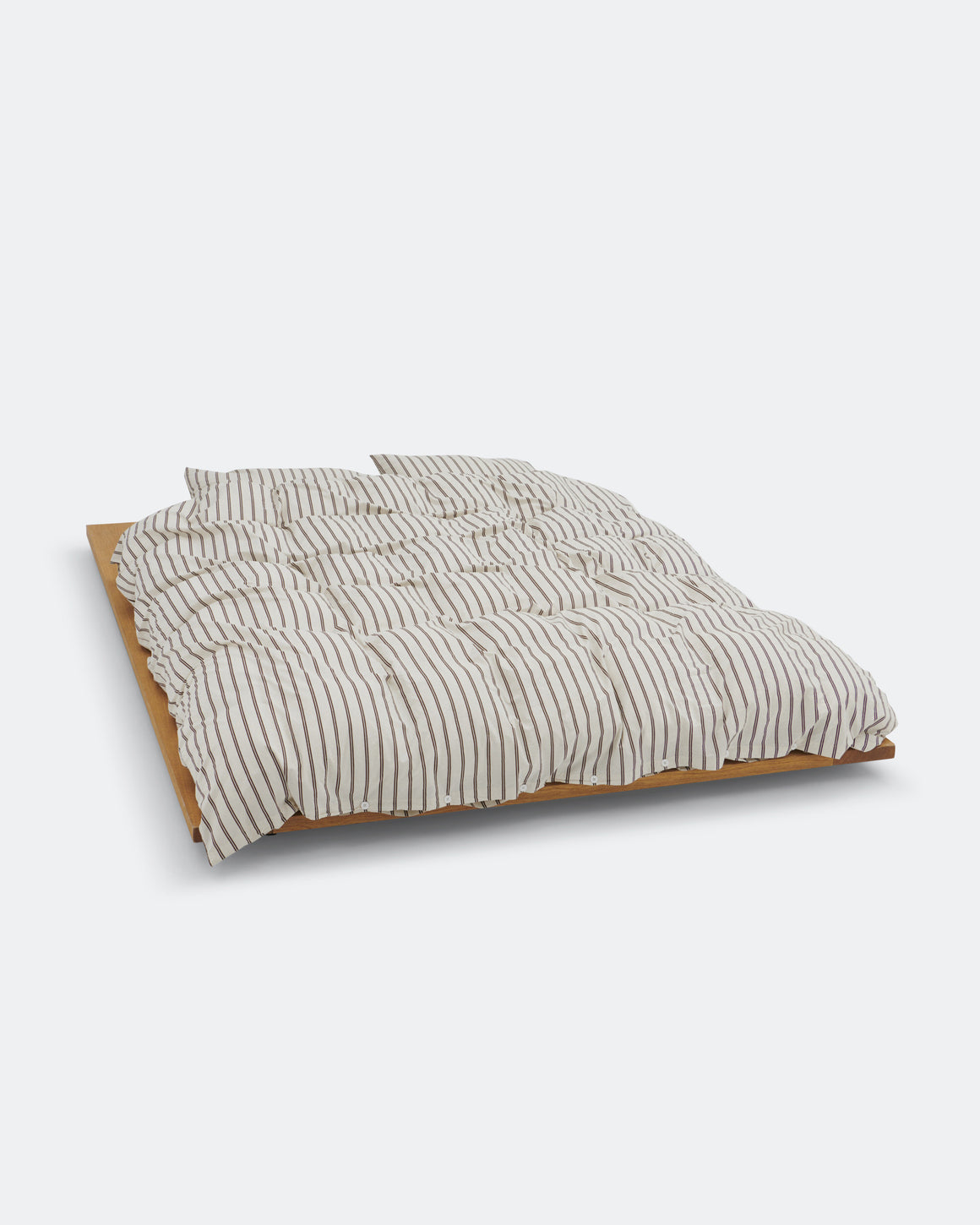 Tekla - Percale Duvet Cover - Hopper Stripes - UP THERE