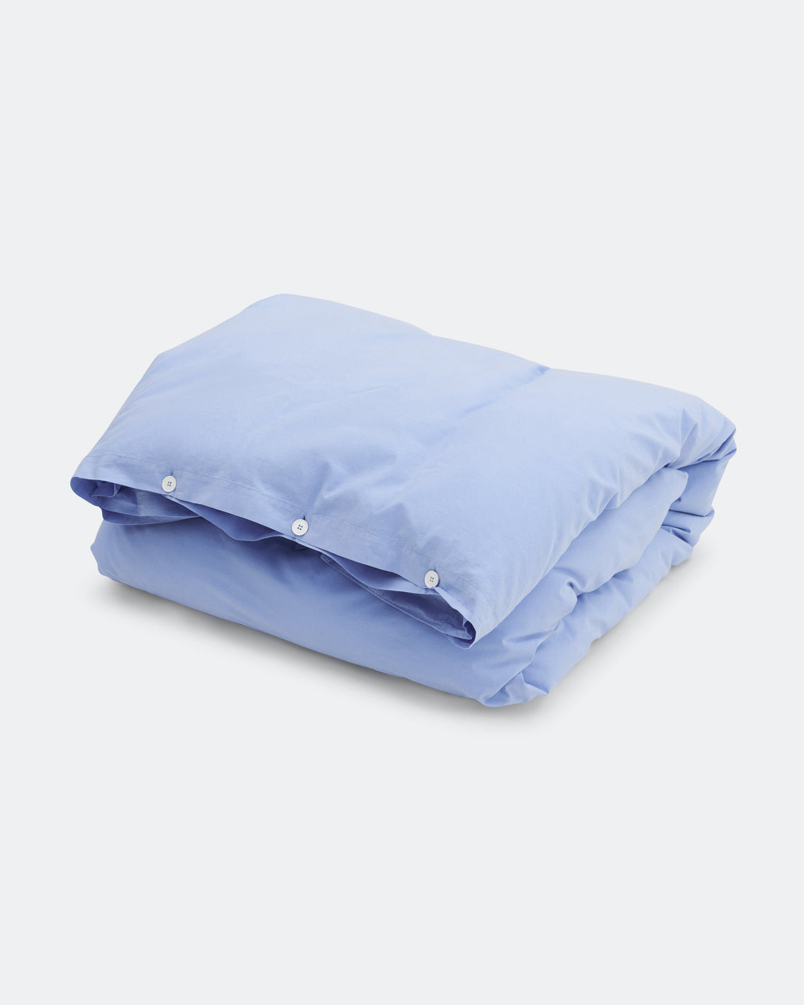 Tekla - Percale Duvet Cover - Island Blue - UP THERE