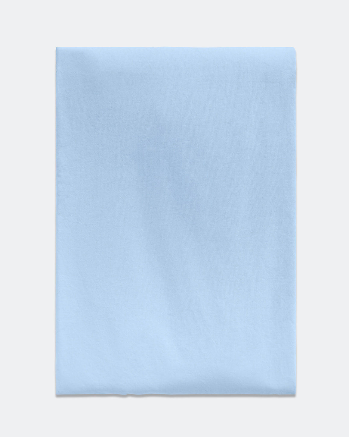Tekla - Percale Fitted Sheet - Island Blue - UP THERE