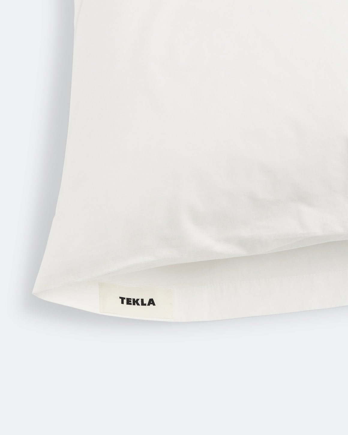 Tekla - Percale Pillow Case - Broken White - UP THERE