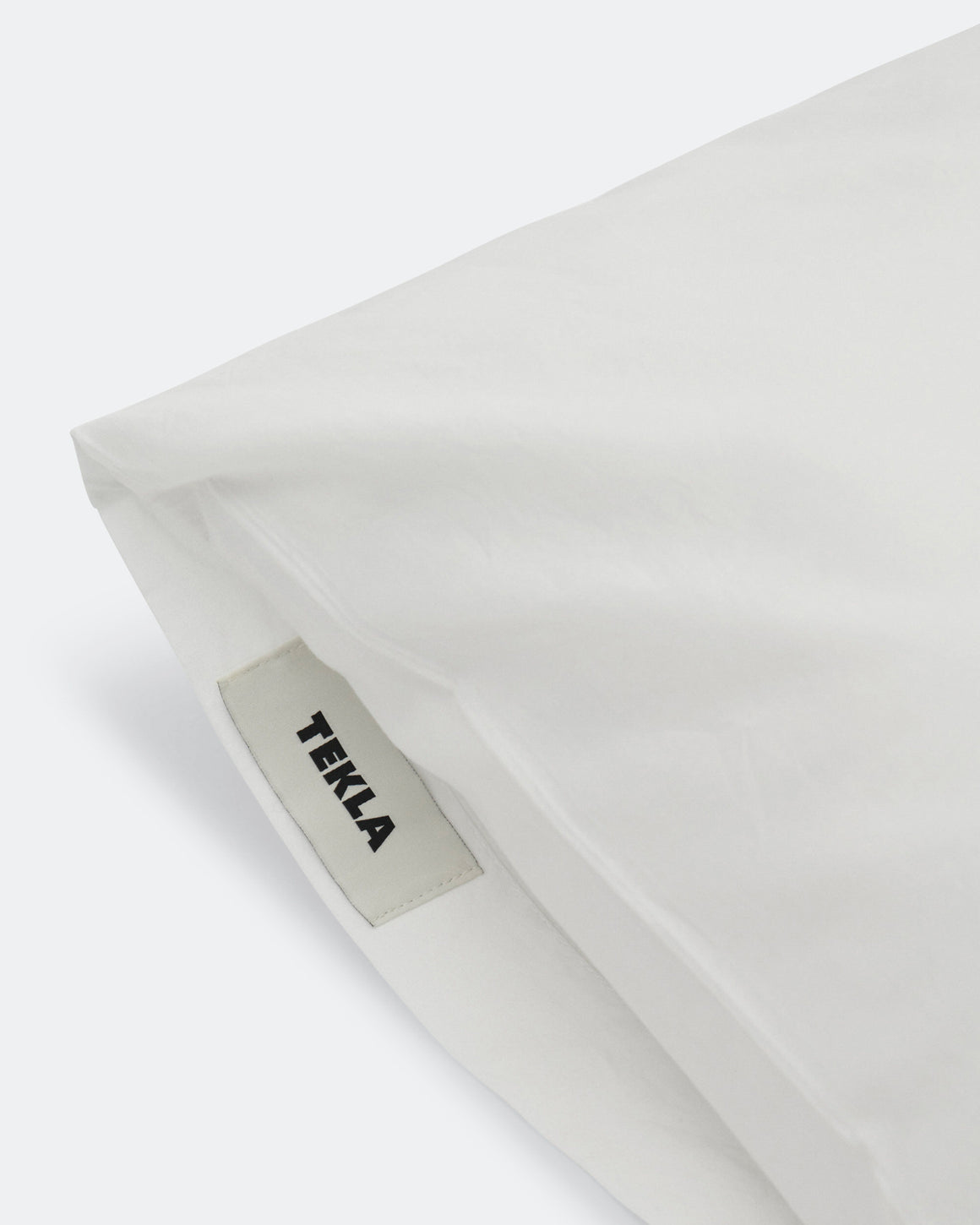 Tekla - Percale Pillow Case - Broken White - UP THERE