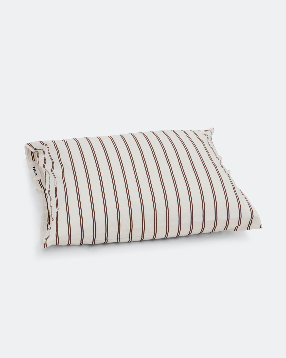 Tekla - Percale Pillow Case - Hopper Stripes - UP THERE