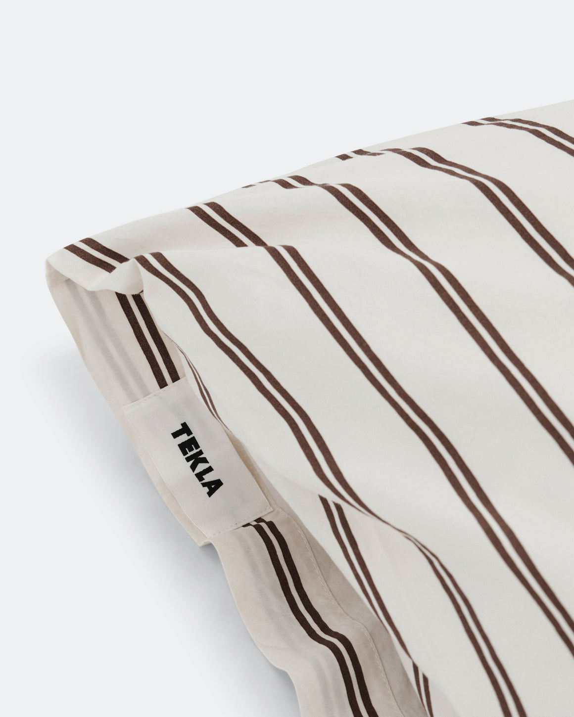 Tekla - Percale Pillow Case - Hopper Stripes - UP THERE