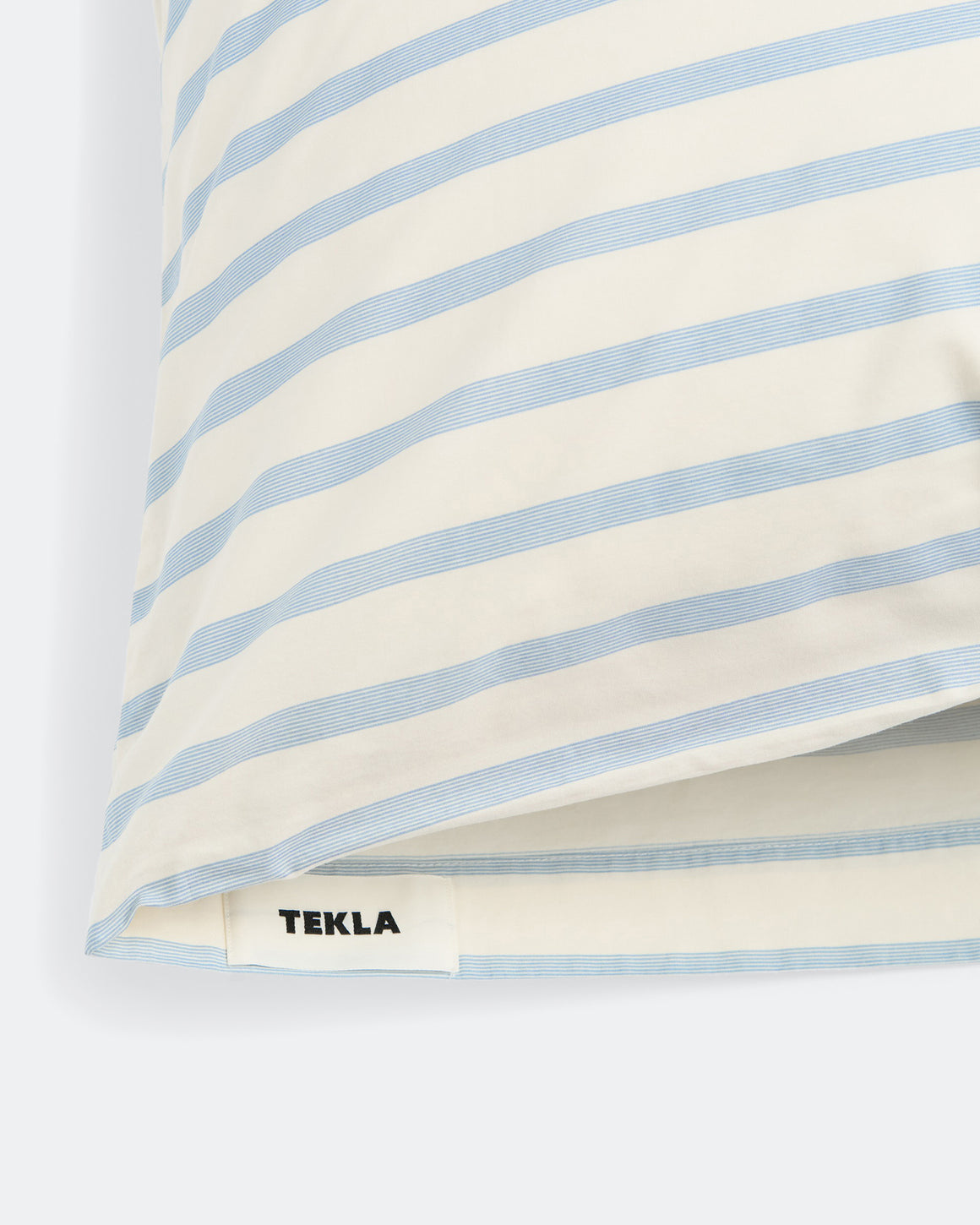 Tekla - Percale Pillow Case - Needle Stripes - UP THERE