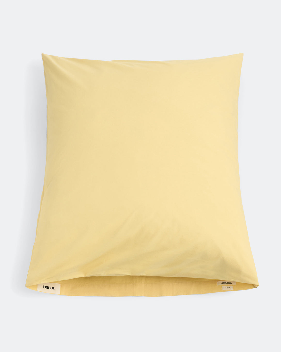 Tekla - Percale Pillow Case - Shaded Yellow - UP THERE