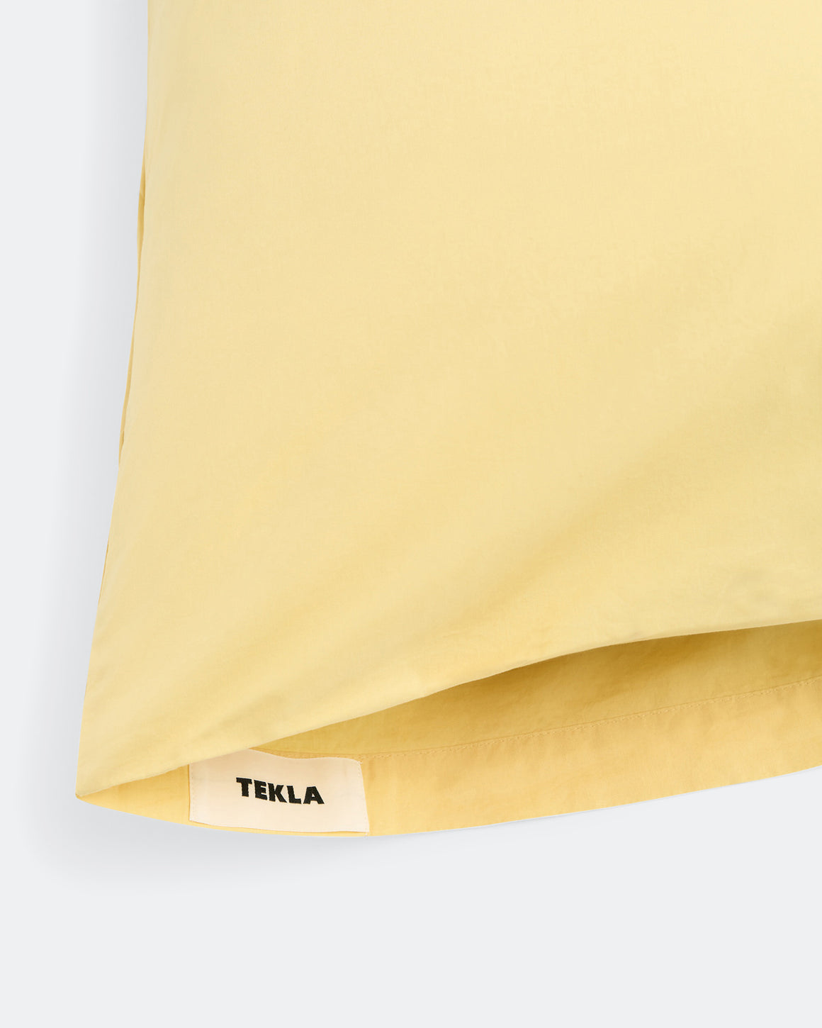 Tekla - Percale Pillow Case - Shaded Yellow - UP THERE