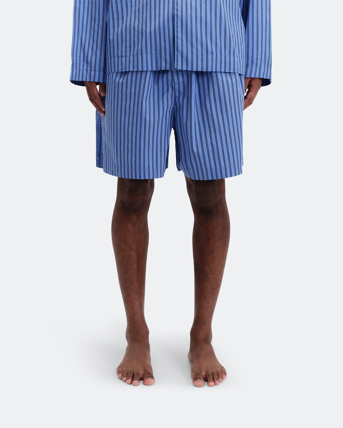 Tekla - Pyjama Shorts - Boro Stripes - UP THERE