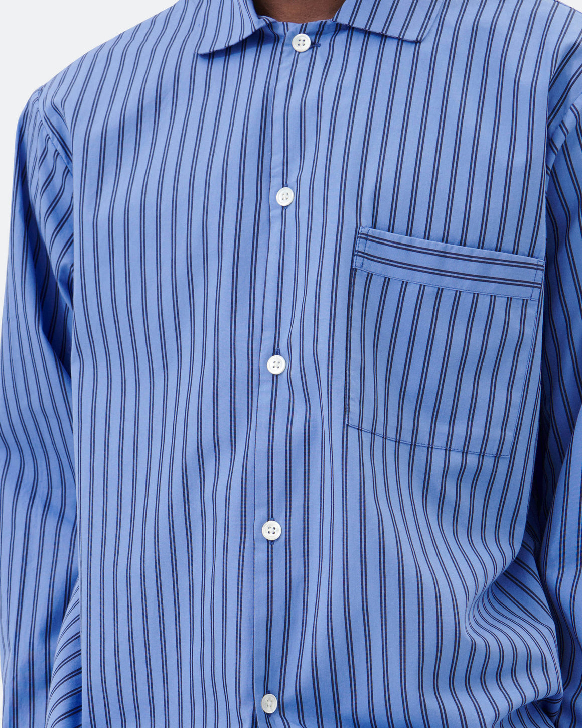 Tekla - Pyjama Shirt - Boro Stripes - UP THERE