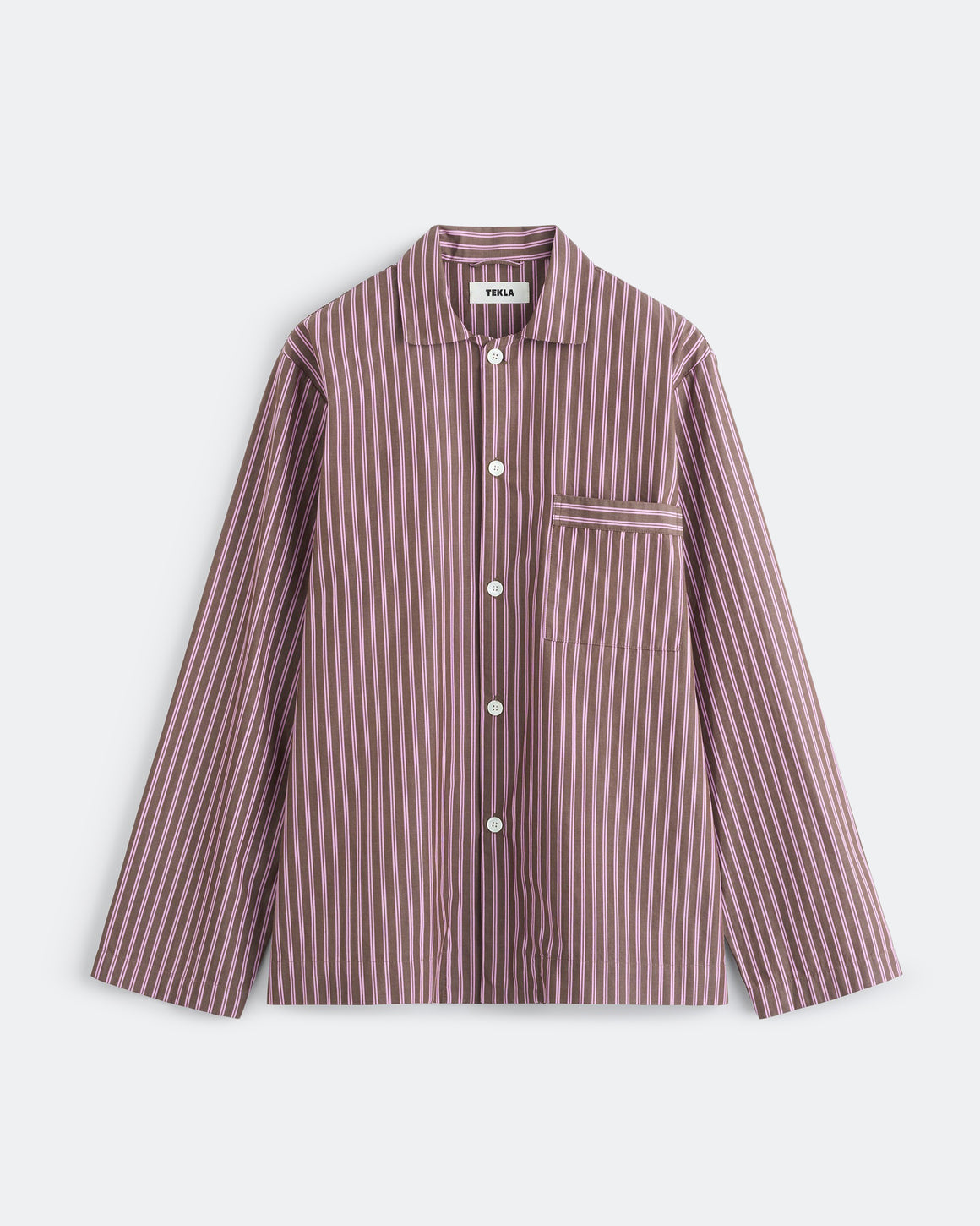 Tekla - Pyjama Shirt - Gateau Stripes - UP THERE