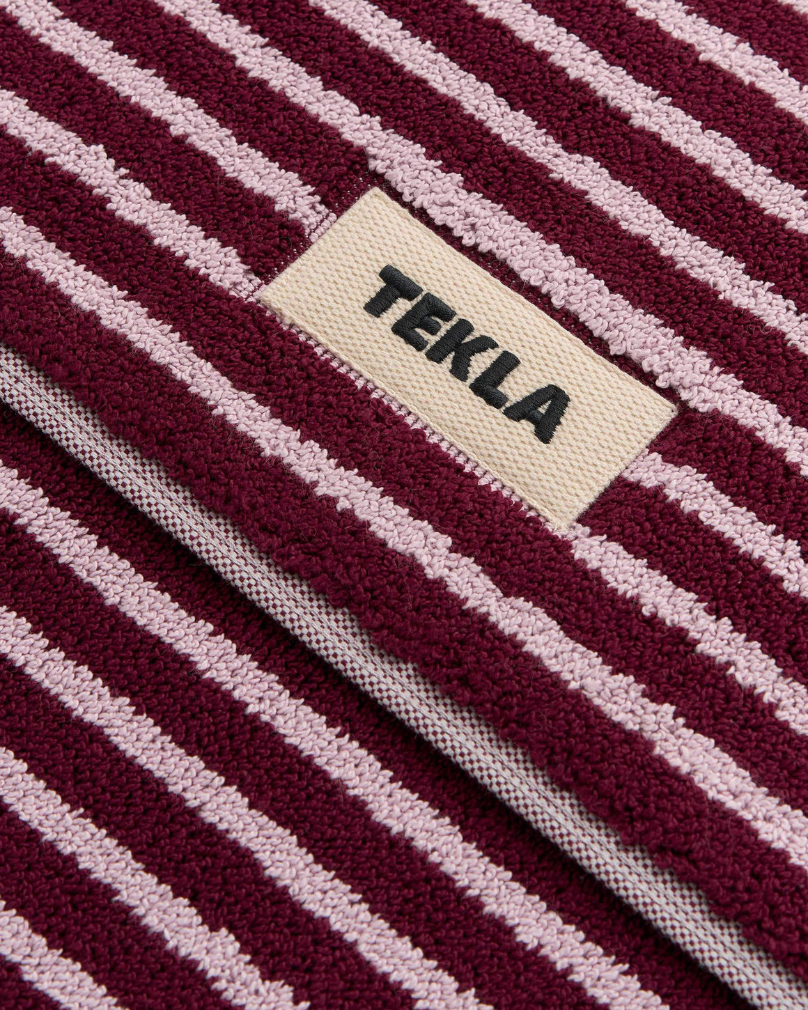 Tekla - Bath Mat - Red & Rose - UP THERE