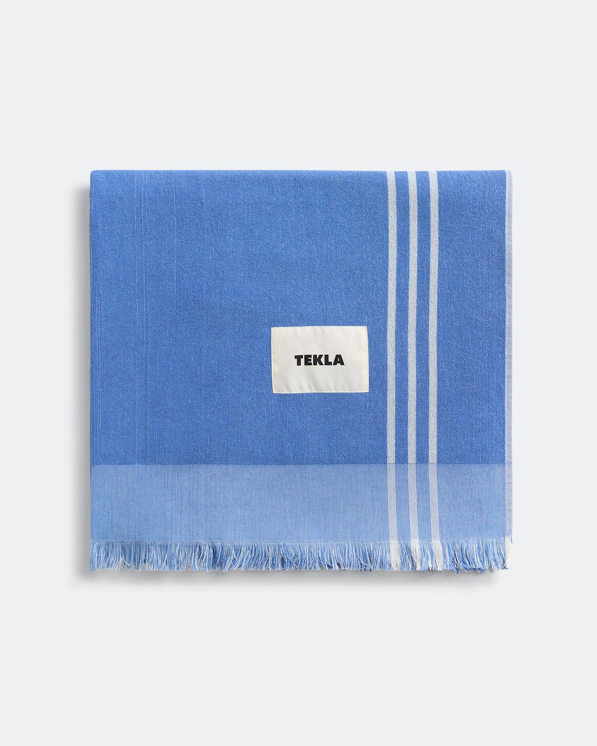 Tekla - Beach Towel Stripes - Azul - UP THERE