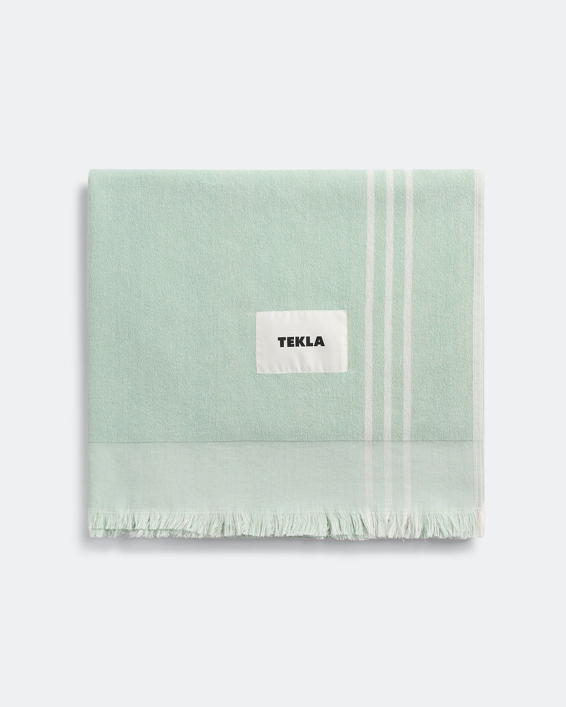 Tekla - Beach Towel Stripes - Pistachio - UP THERE