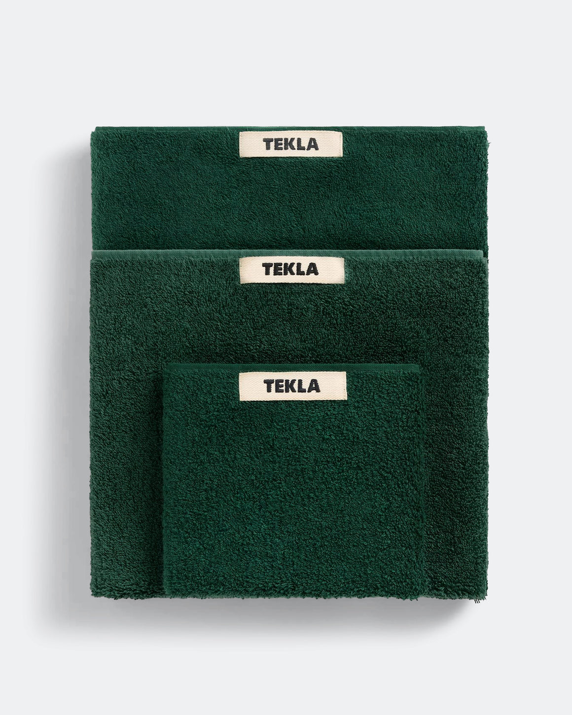 Tekla - Terry Towel - Forest Green - UP THERE