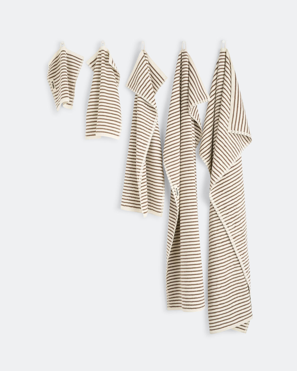Tekla - Terry Towel - Kodiak Stripes - UP THERE