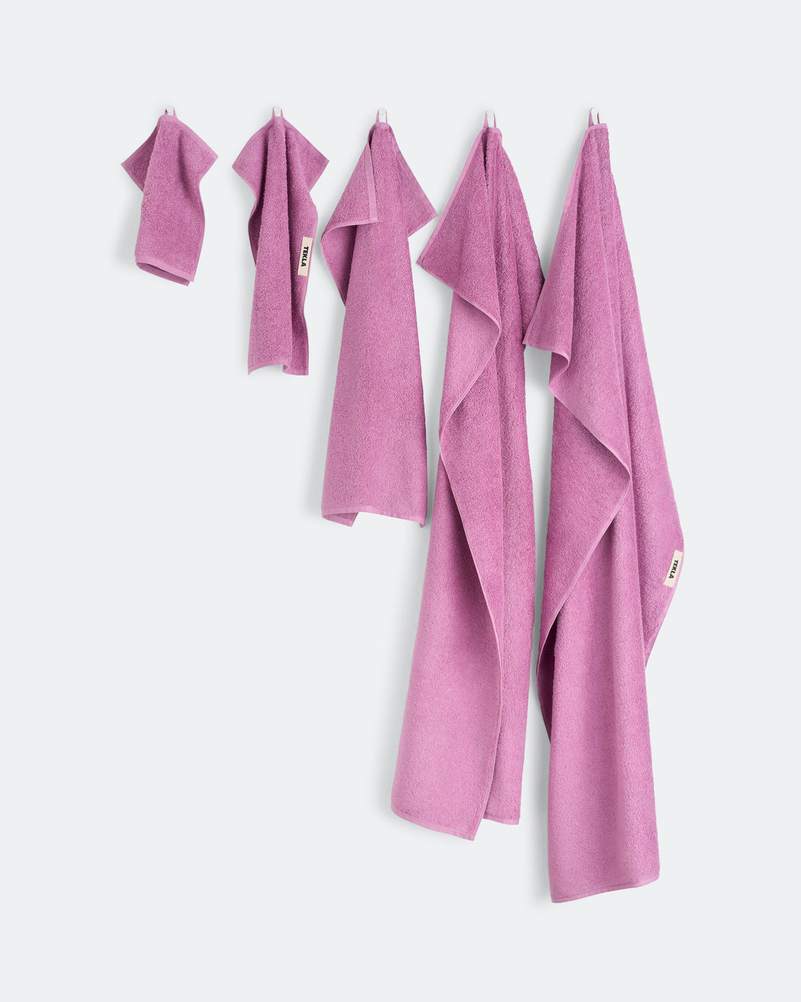 Tekla - Terry Towel - Magenta - UP THERE